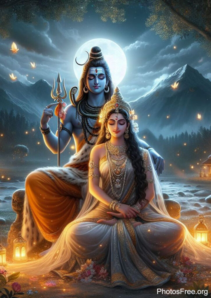 shiv parvati images