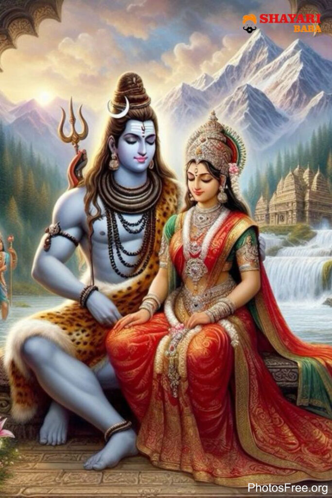 shiv parvati images